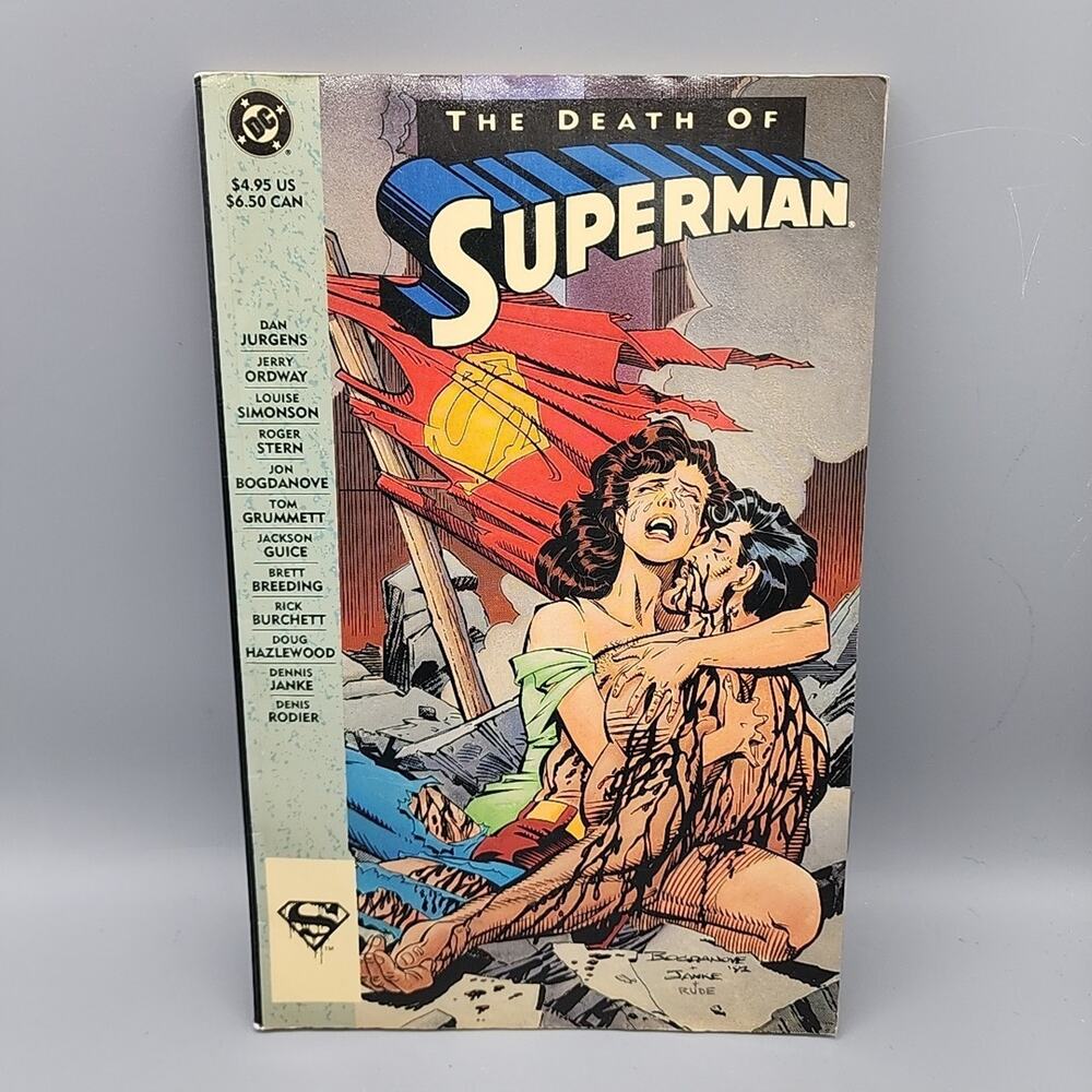 The Death of Superman DC Comics Trade Paperback 1992